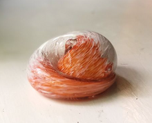 Load image into Gallery viewer, Memorial Curled Glass Cat