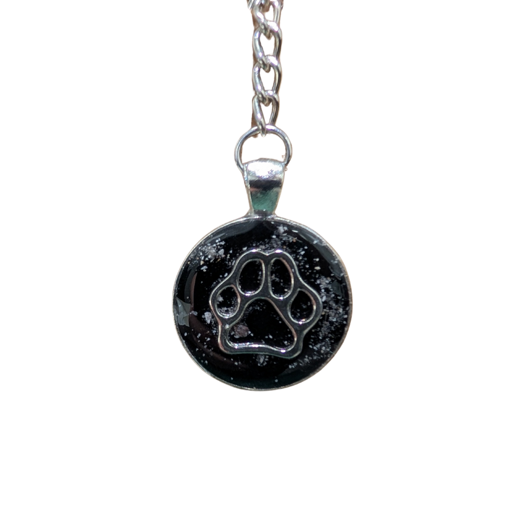 Resin Solid Color Paw Print Jewelry
