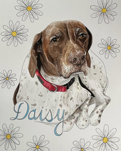 Load image into Gallery viewer, Hand-Painted Watercolor Pet Portrait