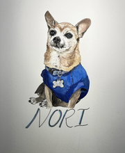 Load image into Gallery viewer, Hand-Painted Watercolor Pet Portrait