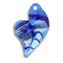 Load image into Gallery viewer, Glass Heart Cremation Pendant